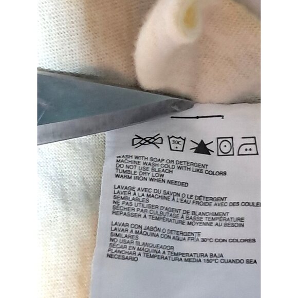 Roxy Top Womens Size M Trapeze Sleeves Yellow Chevron Striped Metal Decor - Picture 10 of 13